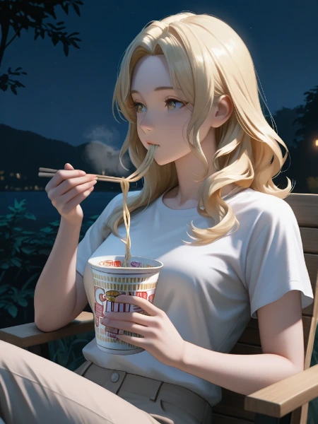 The value of “pouring hot water into a cup and waiting 3 minutes”