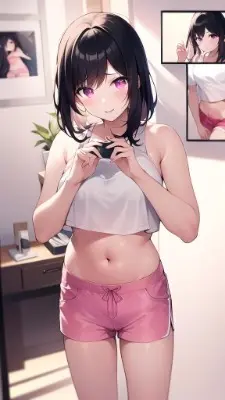 部屋着恥ずかしいな
