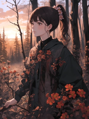 forest morning