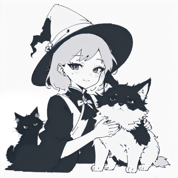 犬と猫と魔女さま