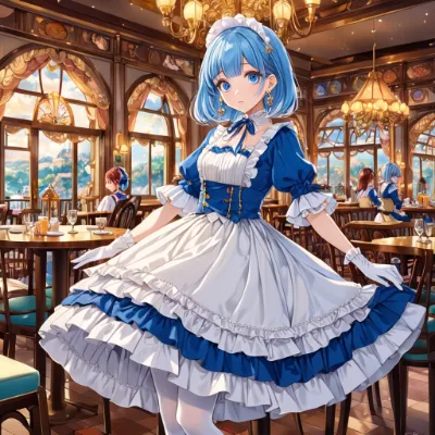 お昼のレストラン