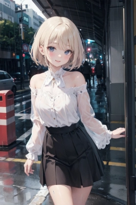 雨を避けて 2