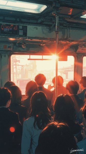 朝陽がくれた一瞬の魔法／スマホ壁紙アーカイブ