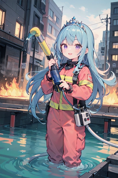 消火は水の精霊にお任せください！