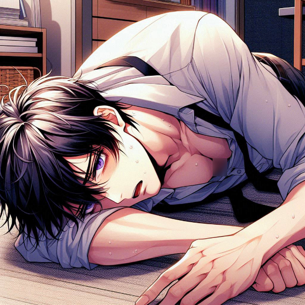 締切地獄だった、BLな黒髪短髪男性★その2(4枚)