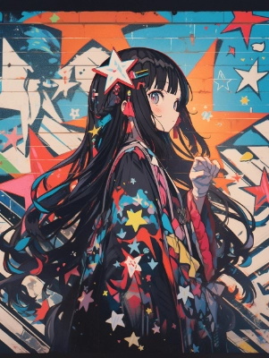 グラフィティー撫子
