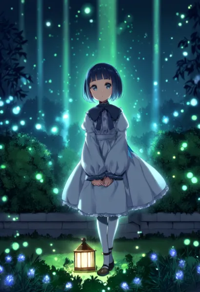 夜の庭で出会った光の秘密