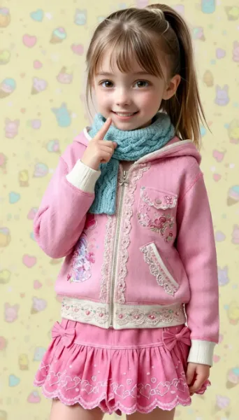 ジップパーカーとあったかマフラーのコーデ