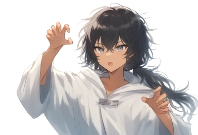 黒髪うちの子