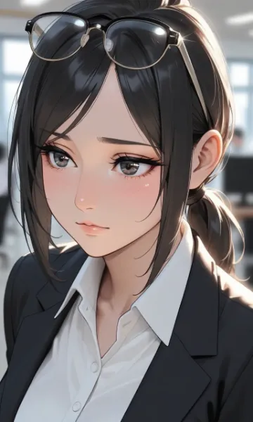 焦るOL