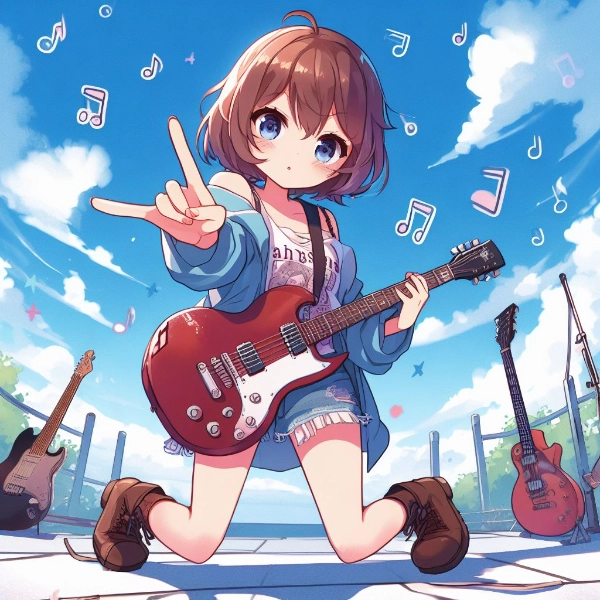 ロック・スターを夢見る女の子