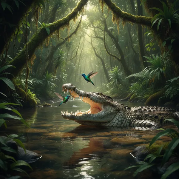 【牙】ハチクロ～ハチドリとクロコダイル～