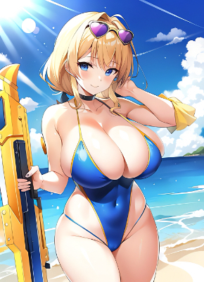 水着　武器