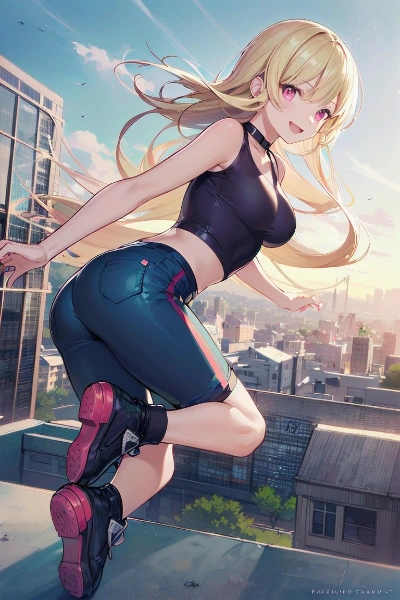 2号ちゃん、パルクール2！