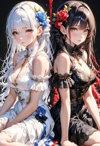 白黒薔薇の双姫