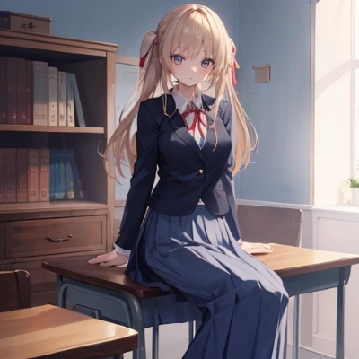 ロングスカート少女 #2