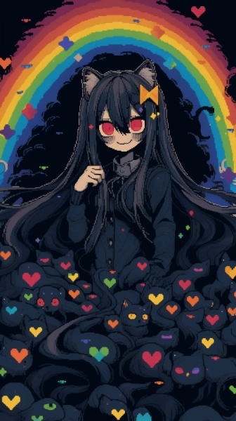 Rainbow Goth