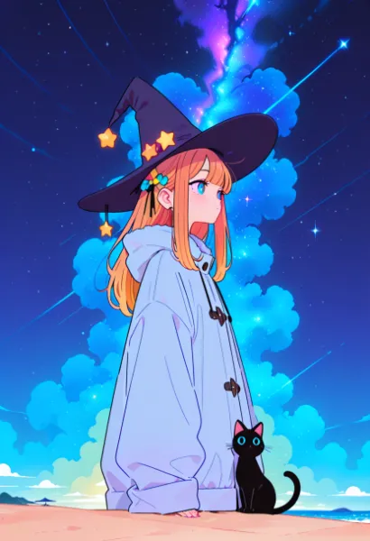 星空の魔女と黒猫の約束