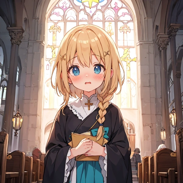 【教会に務める幼馴染と久しぶりの再会】