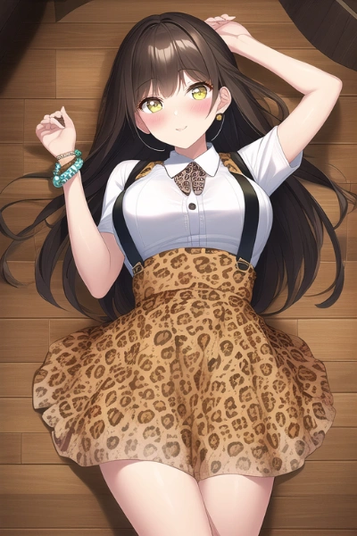 彪サスペンダースカート