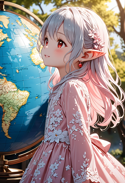 銀髪エルフの地球探検夢