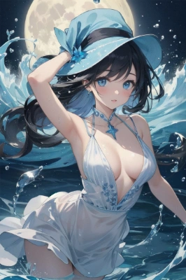 月と水