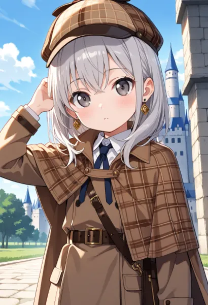 ん？ なんですか、私も立派な探偵ですよ！