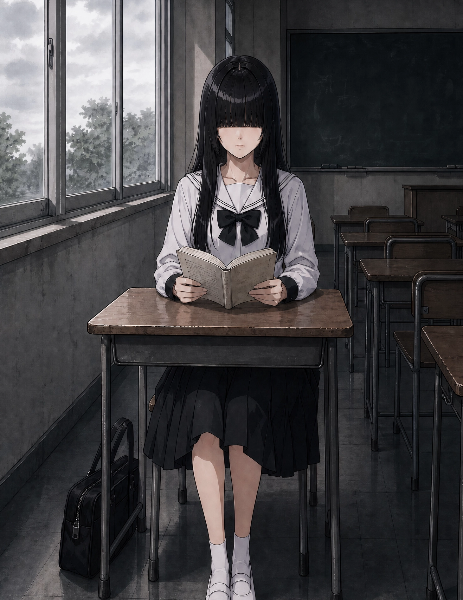 読書する暗子さん