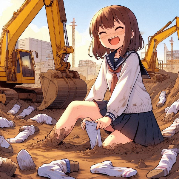 靴下、発掘した