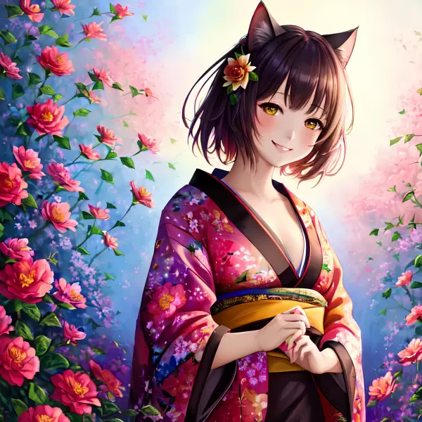 和服 ねこみみ girl