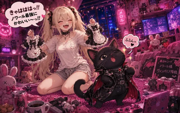 ノワール様、吸血鬼になる