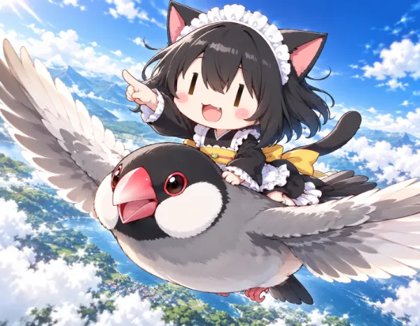 ヘタぐるみon文鳥！