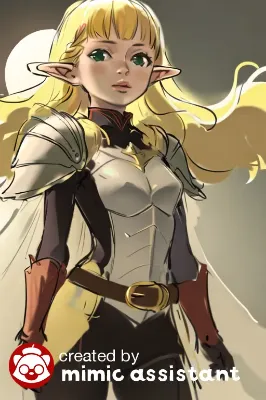 女エルフ戦士