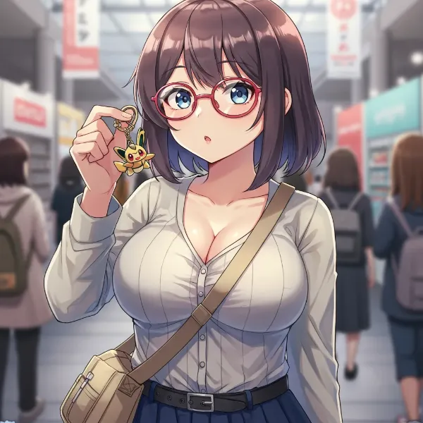 巨乳眼鏡地味女