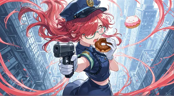 ドーナッツ刑事（デカ）with ティッピー！