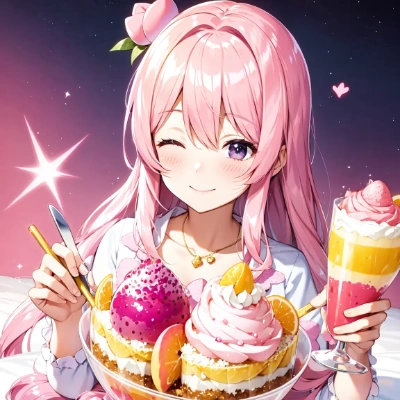ケーキを食べる女の子