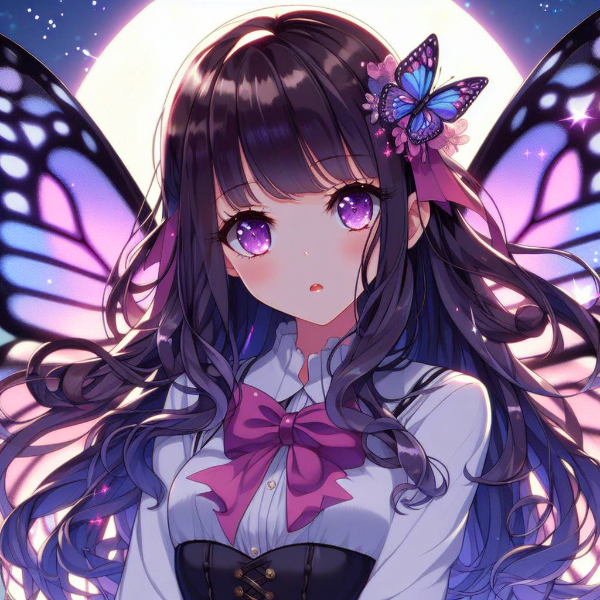 月と蝶と、うちの子＊その1(13枚)