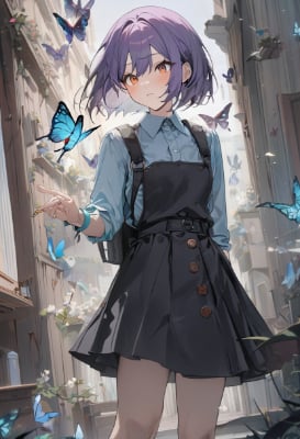 紫の少女