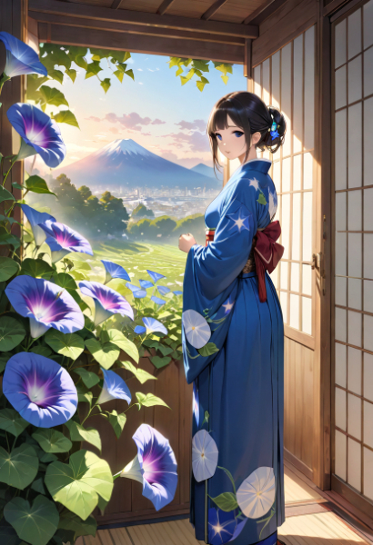 お題：花（朝顔）