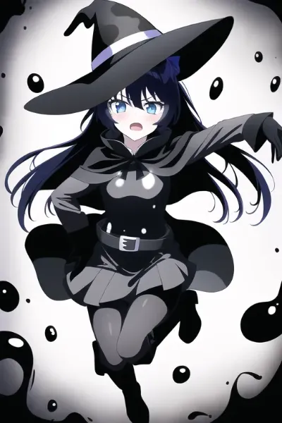 黒スライムのウィッチ少女