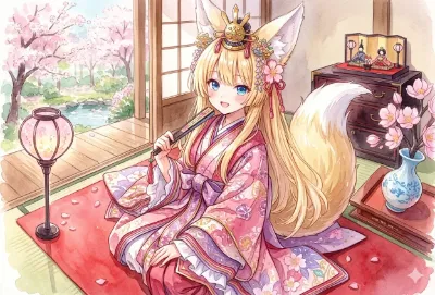 🦊さんのひな祭り