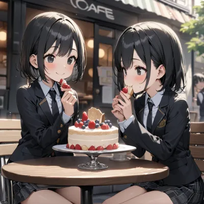 黒髪の女の子33