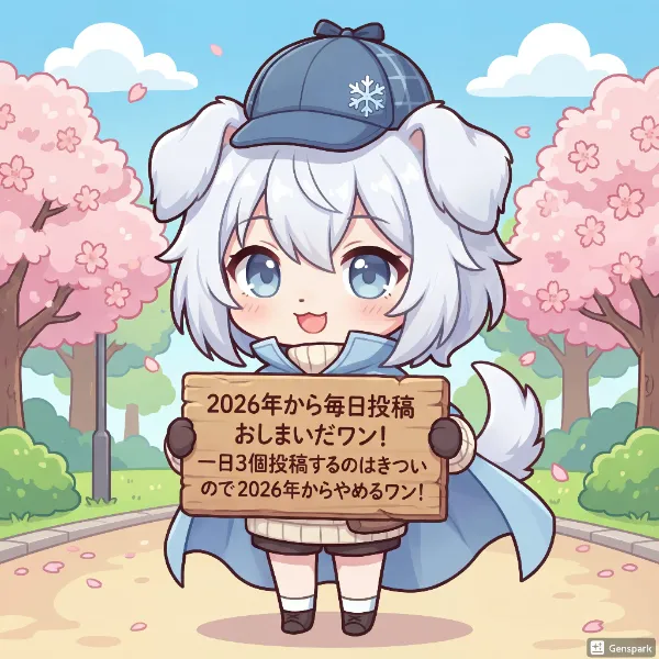 重要なお知らせ！