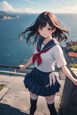 海辺の街