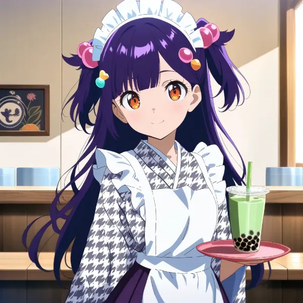 緑茶タピオカミルクティー