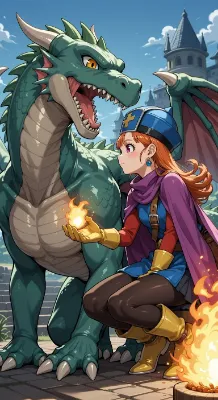 ドラクエランダム絵フォルダからアリーナっぽい子をピックアップして