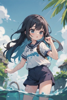 女の子