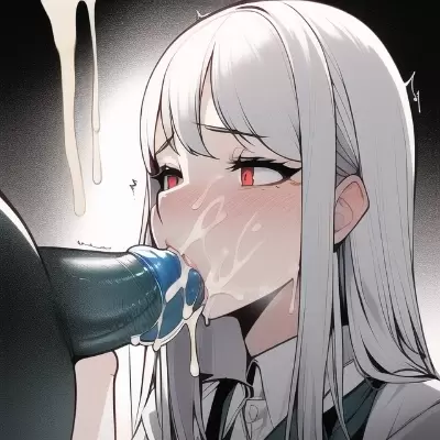 フェラ顔。