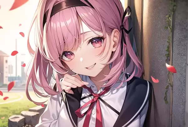 リボンひっぱってみる？