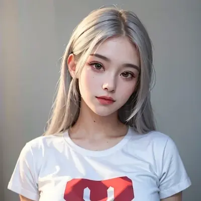 銀髪Tシャツ